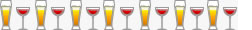 8 à 15 verres